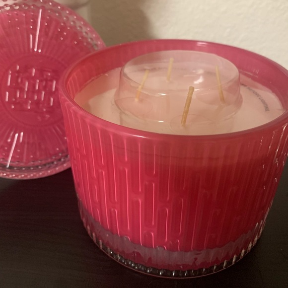 Homeworx Other Homeworx By Harry Slatkin Raspberry Shortbread 4 Wick Candle Glass Hobnob